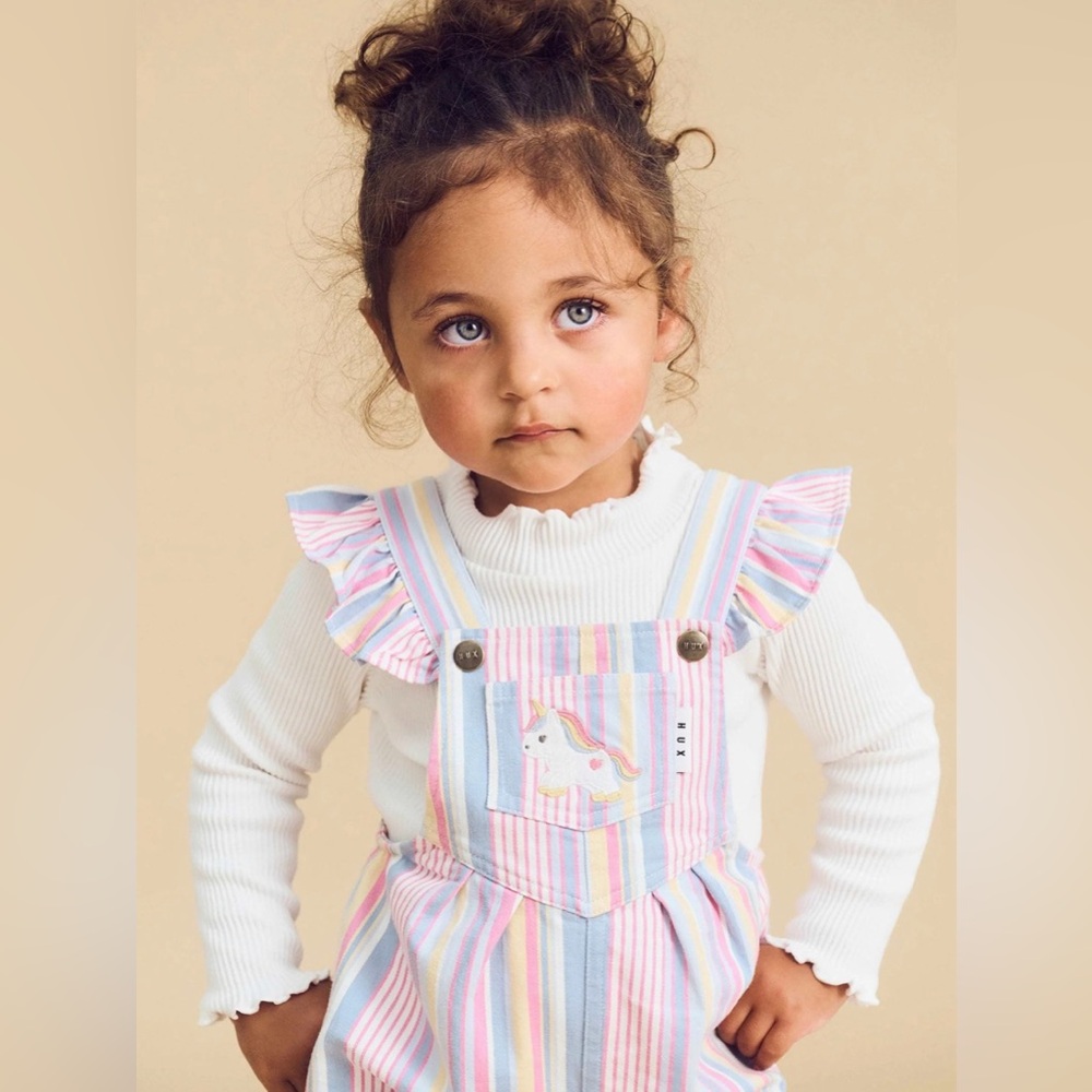 Huxbaby Almond Milk Rib Long Sleeved Shirt